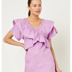 Hayden Lilac Ruffle Dress